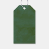 ザウォーターカラーパインツリーフォレストズコレク結婚ション ギフトタグ (裏面)