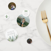 ザウォーターカラーパインツリーフォレストズコレク結婚ション コンフェッティ (グループ)