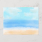 ザウォーターカラービーチ結婚式コレクション エンクロージャーカード (裏面)