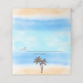 ザウォーターカラービーチ結婚式コレクション プレイスカード (外部開封)