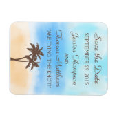 ザウォーターカラービーチ結婚式コレクション マグネット (横)