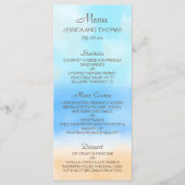 ザウォーターカラービーチ結婚式コレクション メニュー (正面)