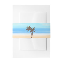 ザウォーターカラービーチ結婚式コレクション 招待状ベリーバンド