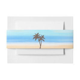 ザウォーターカラービーチ結婚式コレクション 招待状ベリーバンド