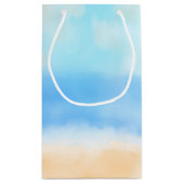 ザウォーターカラービーチ結婚式収集抱き枕 スモールペーパーバッグ (裏面)