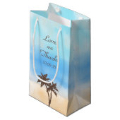 ザウォーターカラービーチ結婚式収集抱き枕 スモールペーパーバッグ (正面アングル)