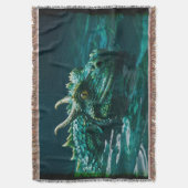 ザウォータードラゴンファンタジーアート スローブランケット (正面縦)