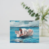 ザウォーターファン、ウィンスローホーマーの有名な芸術 ポストカード (スタンド正面)