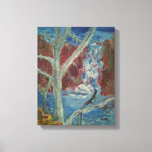 ザウォーターフォールズキーンNHキャンバスプリント キャンバスプリント (正面)