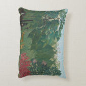 ザウォーターフォールバイアンリルーソーヴィンテージファインアート アクセントクッション (裏面(縦))
