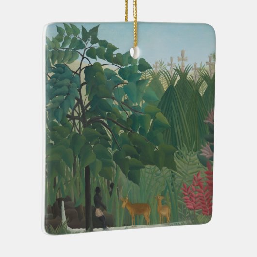 ザウォーターフォールバイアンリルーソーヴィンテージファインアート セラミックオーナメント (右)