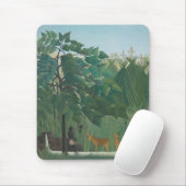 ザウォーターフォールバイアンリルーソーヴィンテージファインアート マウスパッド (マウス)