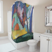 ザウォーターフォール – ワッシリーカンディンスキー シャワーカーテン (インサイチュ)