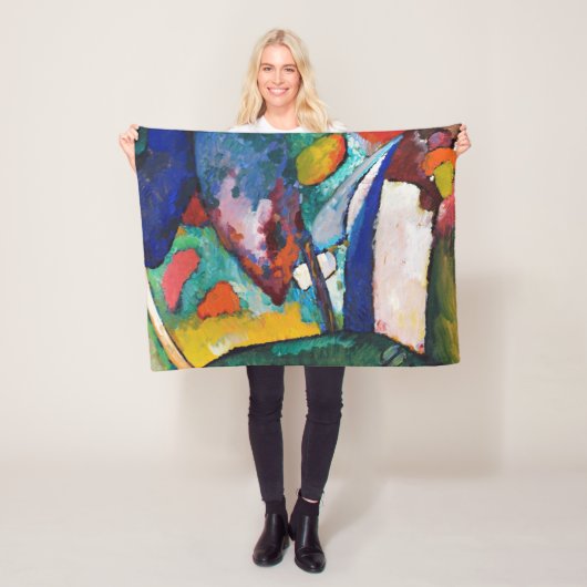 ザウォーターフォールWassily Kandinsky フリースブランケット (インサイチュ)