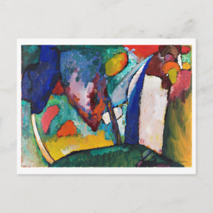 ザウォーターフォールWassily Kandinsky ポストカード