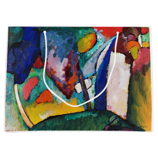 ザウォーターフォールWassily Kandinsky ラージペーパーバッグ (正面)