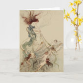 ザウォーターベビーヴィンテージ童話 カード (黄色い花)