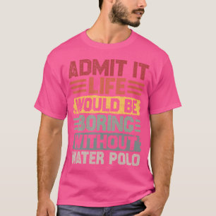 ザウォーターポロレジェンドレトロスイミングメンウォーターポール Tシャツ