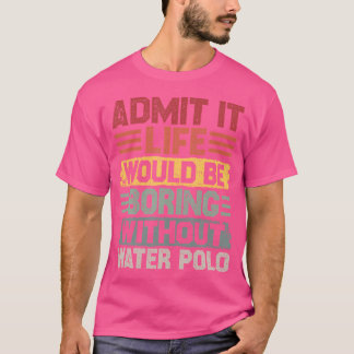 ザウォーターポロレジェンドレトロスイミングメンウォーターポール Tシャツ