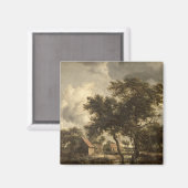 ザウォーターミル、c.1660 マグネット (正面/裏面)