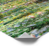 ザウォーターリリーポンドバイモネファインアート ポスター (角)