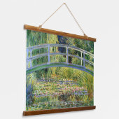 ザウォーターリリーポンドバイモネファインアート 吊り下げ型タペストリー (傾斜あり)