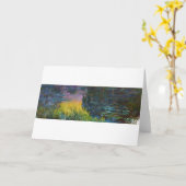 ザウォーターリリー – Setting Sun, Claude Monet, 1916 カード (黄色い花)
