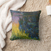 ザウォーターリリー – Setting Sun, Claude Monet, 1916 クッション (ブランケット)