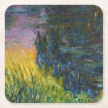 ザウォーターリリー – Setting Sun, Claude Monet, 1916 スクエアペーパーコースター<br><div class="desc">オスカー・クロード・モネ（1840年11月14日–1926年12月5日）フランスのは画家で、印象派の創始者であフランスのり、特に自然の前に起こった自分の認識の哲学の中で最も一貫性のある多産の開業医であ絵画る。「印象主義」という用語は、1874年にモネとその仲間がパリサロンの代替として開催した個展の最初に展示された彼のインプレッション絵画、ソレイルレバント（インプレッション、日の出）のタイトルに由来する。モネは田舎を記録するという野心を抱フランスのき、光の変化や季節の移り変わりを捉えるために絵画、同じシーンの手法を何度も採用した。1883年からジュヴェルニーに住み、家や財産を購入し、彼の知る作品の主題となるユリの池を含む広大な造園プロジェクトを始め最高のた。1899年絵画に睡蓮を始め、橋を中心とした縦向きの風景を最初に始め日本の、その後、20年間の生涯を通じて彼を描き続ける大規模な絵画シリーズを制作した。引用文：ウィキペディア</div>