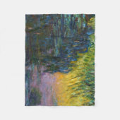ザウォーターリリー – Setting Sun, Claude Monet, 1916 フリースブランケット (正面)