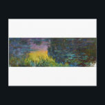 ザウォーターリリー – Setting Sun, Claude Monet, 1916 ポストカード<br><div class="desc">オスカー・クロード・モネ（1840年11月14日–1926年12月5日）フランスのは画家で、印象派の創始者であフランスのり、特に自然の前に起こった自分の認識の哲学の中で最も一貫性のある多産の開業医であ絵画る。「印象主義」という用語は、1874年にモネとその仲間がパリサロンの代替として開催した個展の最初に展示された彼のインプレッション絵画、ソレイルレバント（インプレッション、日の出）のタイトルに由来する。モネは田舎を記録するという野心を抱フランスのき、光の変化や季節の移り変わりを捉えるために絵画、同じシーンの手法を何度も採用した。1883年からジュヴェルニーに住み、家や財産を購入し、彼の知る作品の主題となるユリの池を含む広大な造園プロジェクトを始め最高のた。1899年絵画に睡蓮を始め、橋を中心とした縦向きの風景を最初に始め日本の、その後、20年間の生涯を通じて彼を描き続ける大規模な絵画シリーズを制作した。引用文：ウィキペディア</div>