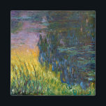ザウォーターリリー – Setting Sun, Claude Monet, 1916 マグネット<br><div class="desc">オスカー・クロード・モネ（1840年11月14日–1926年12月5日）フランスのは画家で、印象派の創始者であフランスのり、特に自然の前に起こった自分の認識の哲学の中で最も一貫性のある多産の開業医であ絵画る。「印象主義」という用語は、1874年にモネとその仲間がパリサロンの代替として開催した個展の最初に展示された彼のインプレッション絵画、ソレイルレバント（インプレッション、日の出）のタイトルに由来する。モネは田舎を記録するという野心を抱フランスのき、光の変化や季節の移り変わりを捉えるために絵画、同じシーンの手法を何度も採用した。1883年からジュヴェルニーに住み、家や財産を購入し、彼の知る作品の主題となるユリの池を含む広大な造園プロジェクトを始め最高のた。1899年絵画に睡蓮を始め、橋を中心とした縦向きの風景を最初に始め日本の、その後、20年間の生涯を通じて彼を描き続ける大規模な絵画シリーズを制作した。引用文：ウィキペディア</div>