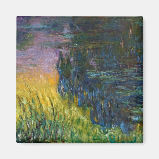 ザウォーターリリー – Setting Sun, Claude Monet, 1916 マグネット (正面)