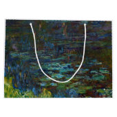 ザウォーターリリー – Setting Sun, Claude Monet, 1916 ラージペーパーバッグ (裏面)