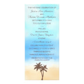 ザウォーター色ビーチ結婚式コレクション – プログラム (正面)