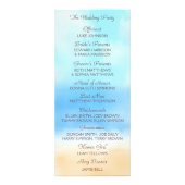 ザウォーター色ビーチ結婚式コレクション – プログラム (裏面)