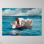 ザウォーター・ファン・バイ・ウィンスロー・ホーマー ポスター (正面)