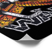 ザウォールホッケーゴアリーデザイン ポスター (角)