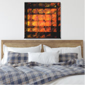 ザウォール抽象芸術アートキャンバスプリントプリント キャンバスプリント (インサイチュ (寝室))