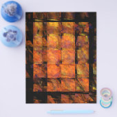 ザウォール抽象芸術アートフライヤー チラシ (シングル)