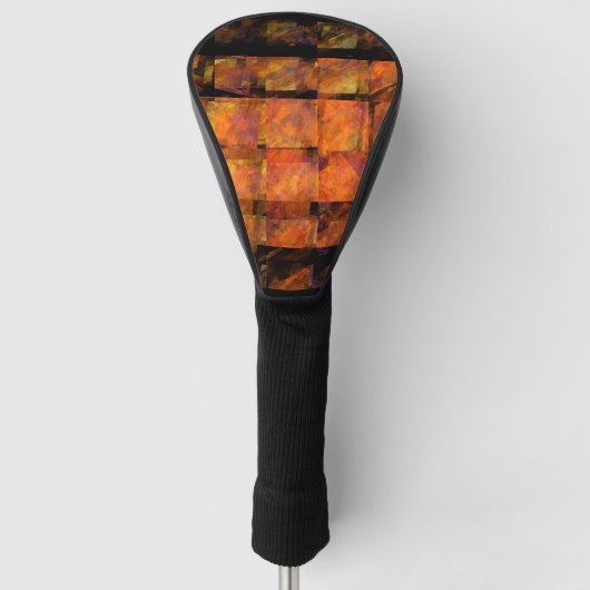 ザウォール抽象芸術 ゴルフヘッドカバー (正面)