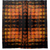 ザウォール抽象芸術 シャワーカーテン (正面)