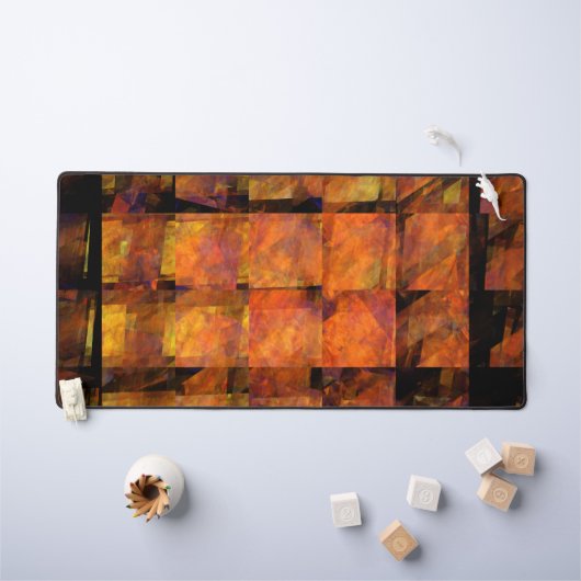 ザウォール抽象芸術 デスクマット (キッズテーブル)