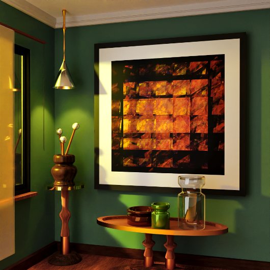 ザウォール抽象芸術 ポスター