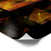 ザウォール抽象芸術 ポスター (コーナー)