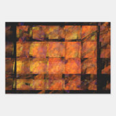 ザウォール抽象芸術 ラッピングペーパーシート (正面)