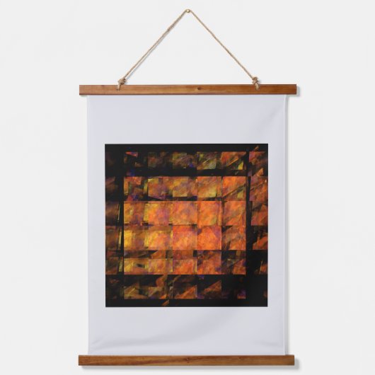 ザウォール抽象芸術 吊り下げ型タペストリー (正面)