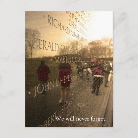 ザウォール – メモリアルデー週末版 ポストカード (正面)