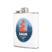 ザウクワイルドアンドシーニックリバーワシントン フラスク (左)