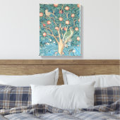 ザウッドペッカーテーペストリー、ウッドペッカー詳細 キャンバスプリント (インサイチュ (寝室))